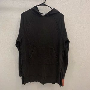 Black Long Distressed Sweater